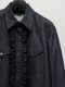 LAD MUSICIAN����å� �ߥ塼�������/6.5oz DENIM FRILL SHIRT/INDIGO ONE WASH