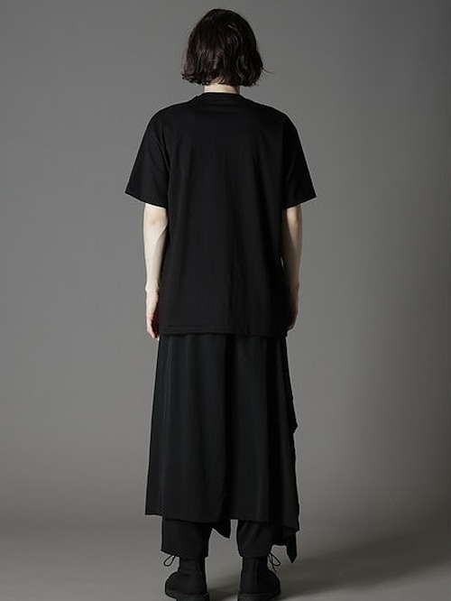 Ground Y�����饦��ɥ磻/20/cotton jesey Logo/BLACK