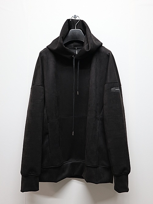 RESOUND CLOTHING���ꥵ����ɥ���������/suede loose hoodie/BLACK