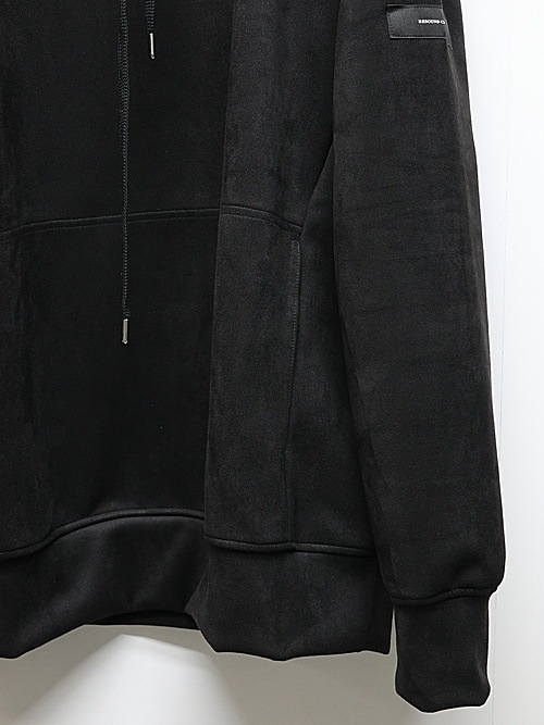 RESOUND CLOTHING���ꥵ����ɥ���������/suede loose hoodie/BLACK