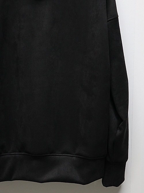 RESOUND CLOTHING���ꥵ����ɥ���������/suede loose hoodie/BLACK
