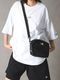 Ground Y�����饦��ɥ磻/NEWERA SHOULDER POUCH L GY LOGO BLK WHT/BLACK
