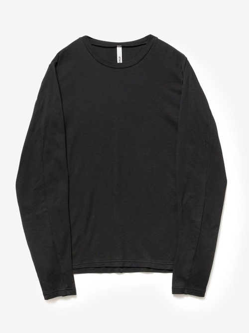 (ͽ���ʡ�7��8������ͽ��/ATTACHMENT�������å�����/BRUSHED YARN SMOOTH SLIM FIT L/S TEE/BLACK