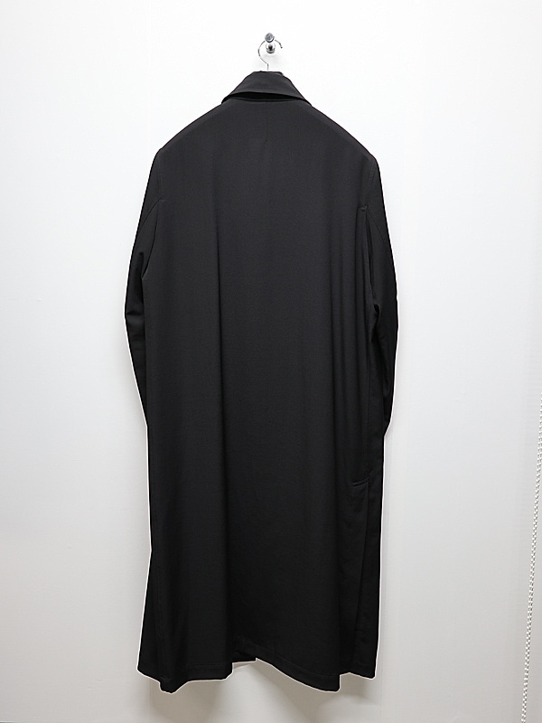Ground Y�����饦��ɥ磻/W/GABARDINE 8 BUTTON COAT/BLACK