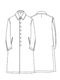Ground Y�����饦��ɥ磻/W/GABARDINE 8 BUTTON COAT/BLACK