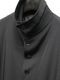 Ground Y�����饦��ɥ磻/W/GABARDINE 8 BUTTON COAT/BLACK