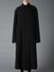 Ground Y�����饦��ɥ磻/W/GABARDINE 8 BUTTON COAT/BLACK