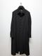 Ground Y�����饦��ɥ磻/W/GABARDINE 8 BUTTON COAT/BLACK