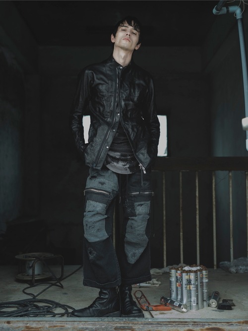 �㴰���D.HYGEN���ǥ����ϥ�����/�ۡ����쥶���ܥ�ǥ��󥰥쥶�������/BLACK