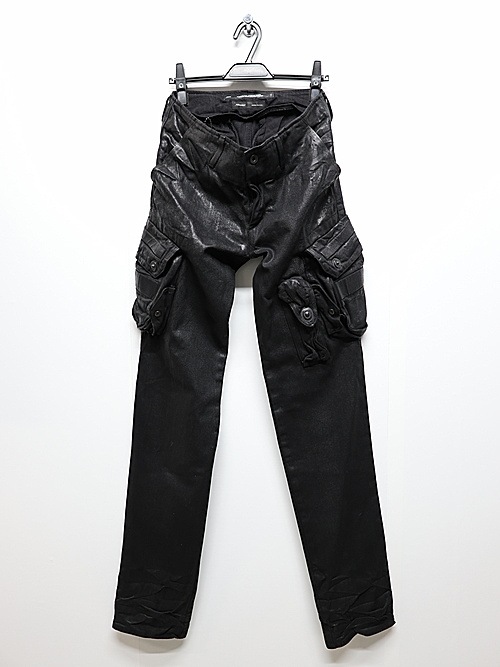 JULIUSꥦ/12oz DENIM TROUSERS3/BLACK