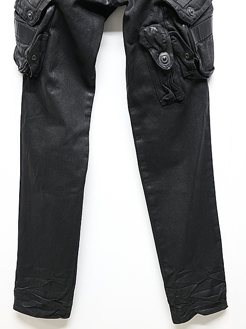 JULIUSꥦ/12oz DENIM TROUSERS3/BLACK