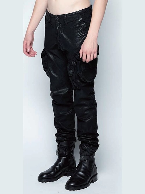 JULIUSꥦ/12oz DENIM TROUSERS3/BLACK