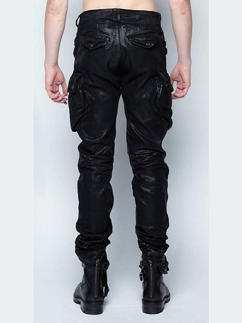 JULIUSꥦ/12oz DENIM TROUSERS3/BLACK