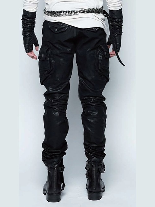 JULIUSꥦ/12oz DENIM TROUSERS3/BLACK