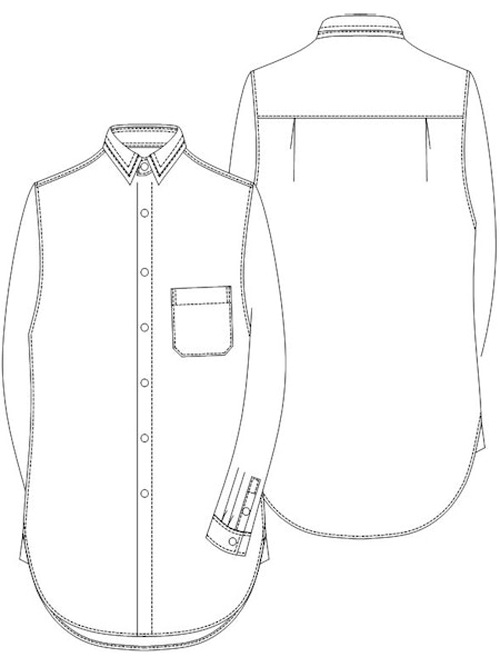 SALE40%OFF/Ground Y饦ɥ磻/120/2 BROADCLOTH DOUBLE COLLAR SHIRT/BLACK