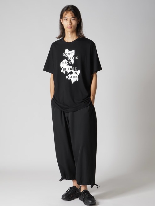 Yohji Yamamoto���襦����ޥ��/30/������ŷ����Ⱦµ�ץ���T�����H/BLACK