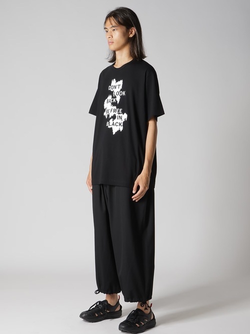 Yohji Yamamoto���襦����ޥ��/30/������ŷ����Ⱦµ�ץ���T�����H/BLACK