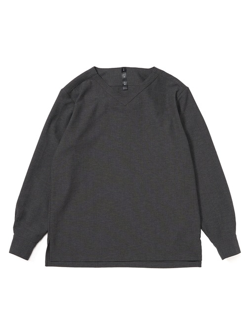 (ͽ���ʡ�3��4������ͽ��/wjk�����֥른��������/boat V-neck pullover shirt/charcoal