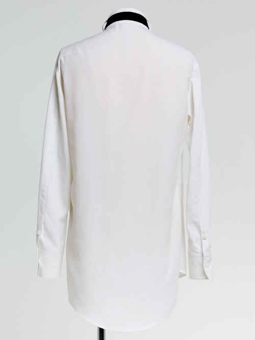 (ͽ���ʡ�2��3������ͽ��/THE ONENESS�������ͥ�/Eco Broad Pin Tuck Ribbon Shirt/White