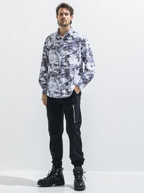 (ͽ���ʡ�5��6������ͽ��/40TH RESOUND CLOTHING���ꥵ����ɥ���������/RUSH JACK SHIRTS/CAMO