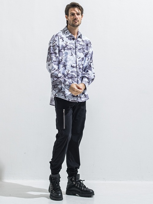 (ͽ���ʡ�5��6������ͽ��/40TH RESOUND CLOTHING���ꥵ����ɥ���������/RUSH JACK SHIRTS/CAMO