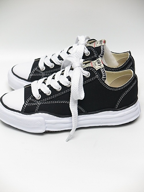 Maison MIHARA YASUHIRO��PETERSON low��original sole canvas low cut sneaker/BLK