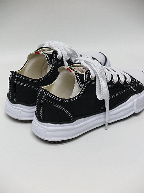 Maison MIHARA YASUHIRO��PETERSON low��original sole canvas low cut sneaker/BLK