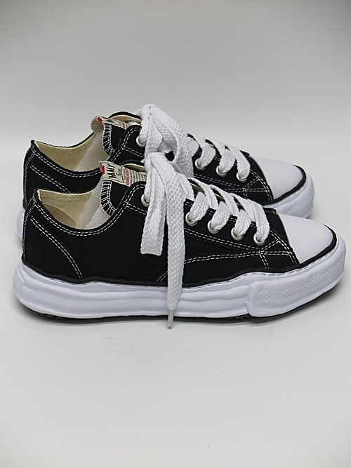 Maison MIHARA YASUHIRO��PETERSON low��original sole canvas low cut sneaker/BLK
