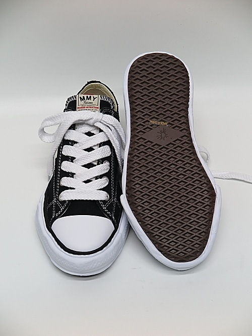 Maison MIHARA YASUHIRO��PETERSON low��original sole canvas low cut sneaker/BLK
