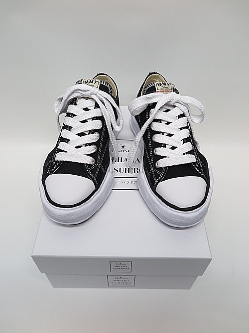 Maison MIHARA YASUHIRO��PETERSON low��original sole canvas low cut sneaker/BLK
