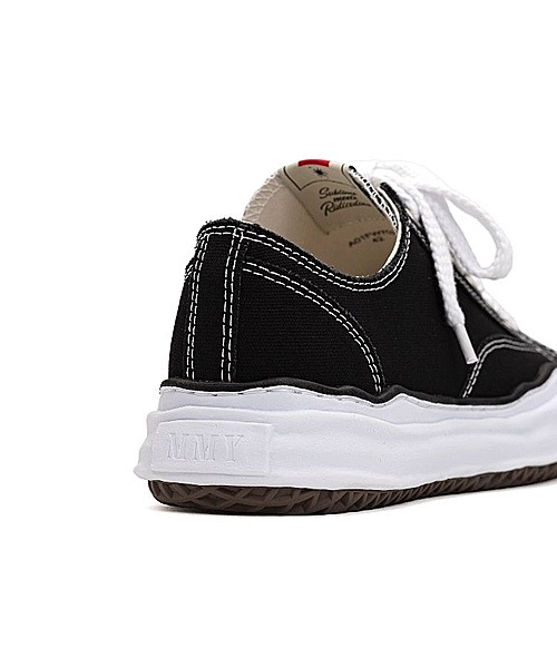 Maison MIHARA YASUHIRO��PETERSON low��original sole canvas low cut sneaker/BLK