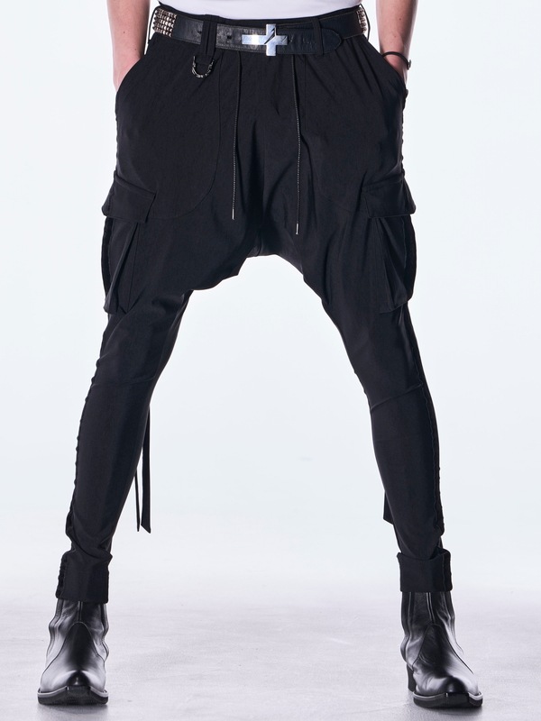 (ͽ���ʡ�9������10������ͽ��/kiryuyrik������奦����奦/High Tension Jersey Saruel Pants/Black