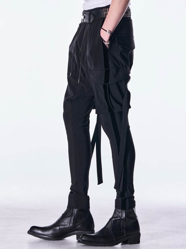 (ͽ���ʡ�9������10������ͽ��/kiryuyrik������奦����奦/High Tension Jersey Saruel Pants/Black