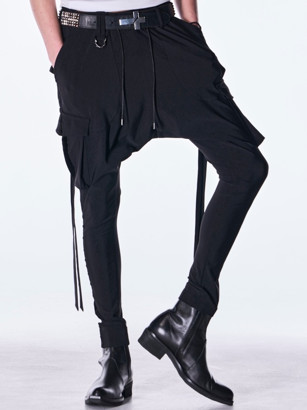 (ͽ���ʡ�9������10������ͽ��/kiryuyrik������奦����奦/High Tension Jersey Saruel Pants/Black