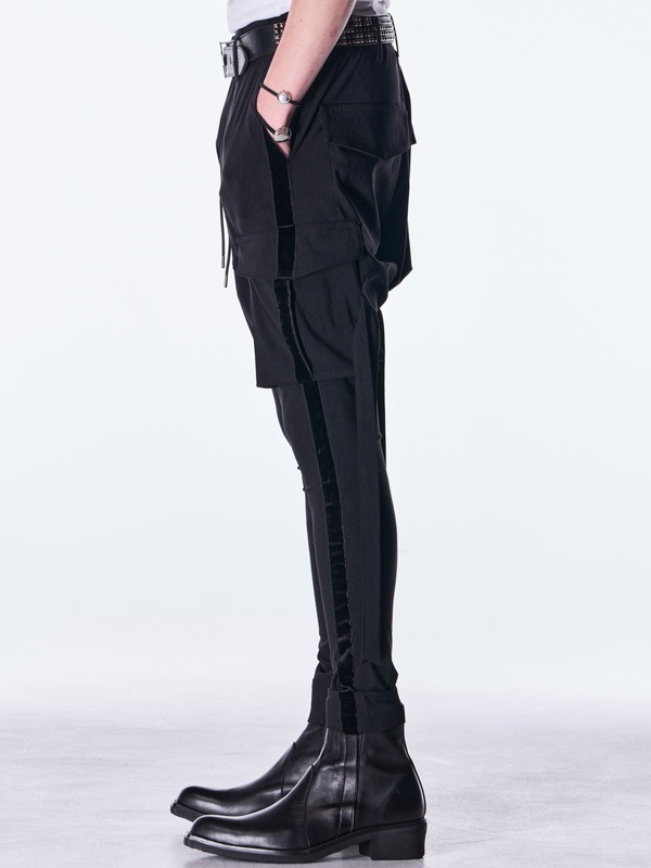 (ͽ���ʡ�9������10������ͽ��/kiryuyrik������奦����奦/High Tension Jersey Saruel Pants/Black