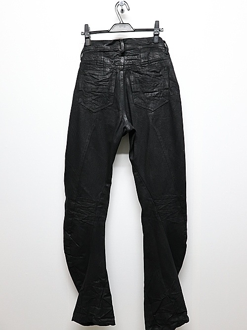JULIUSꥦ/12oz DENIM TROUSERS4/BLACK