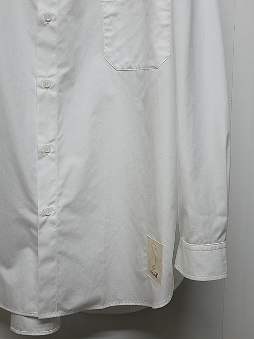 Ground Y�����饦��ɥ磻/120/2 BROADCLOTH STANDARD BIG SHIRT/WHITE.
