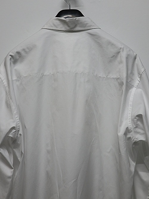 Ground Y�����饦��ɥ磻/120/2 BROADCLOTH STANDARD BIG SHIRT/WHITE.