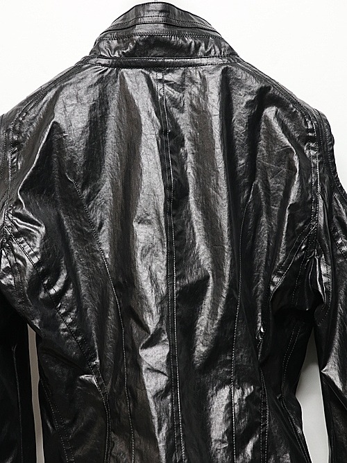 JULIUS����ꥦ��/LAMINATED CLOTH BLOUSON9/BLACK