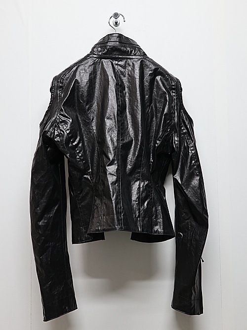 JULIUS����ꥦ��/LAMINATED CLOTH BLOUSON9/BLACK