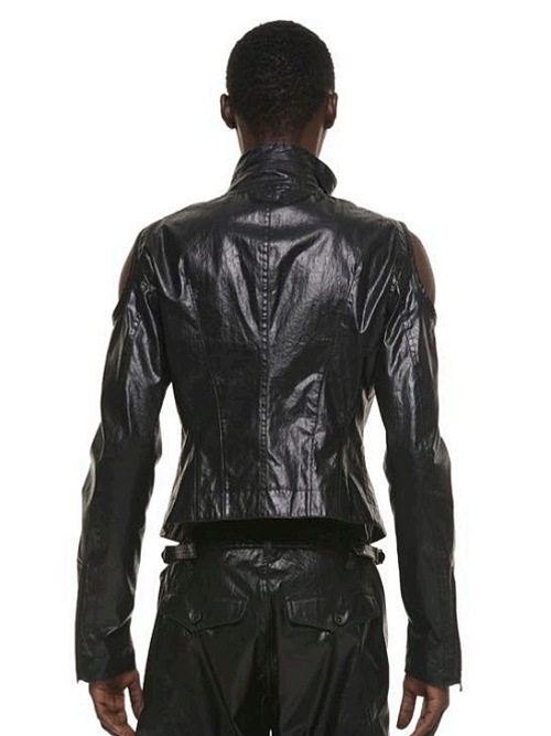 (ͽ����)2��3������ͽ��/JULIUS����ꥦ��/LAMINATED CLOTH BLOUSON9/BLACK��