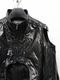 JULIUS����ꥦ��/LAMINATED CLOTH BLOUSON9/BLACK