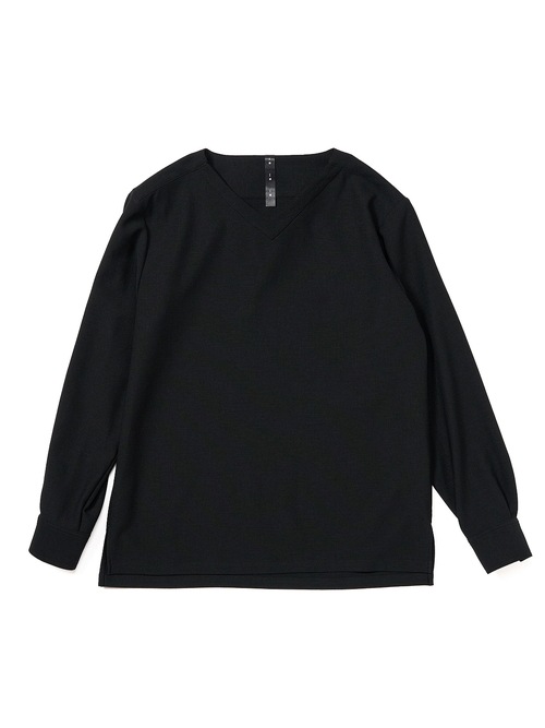 (ͽ���ʡ�3��4������ͽ��/wjk�����֥른��������/boat V-neck pullover shirt/black