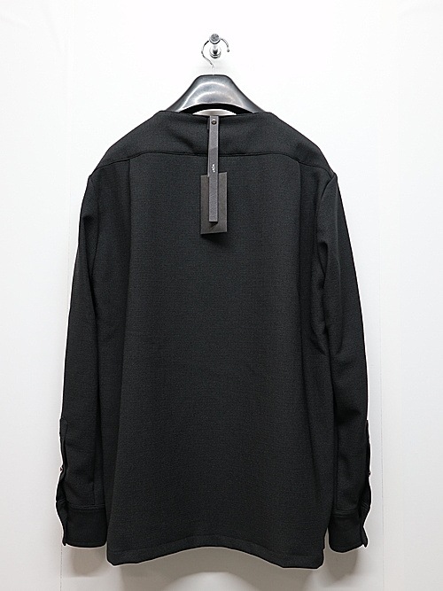 wjk�����֥른��������/boat V-neck pullover shirt/black