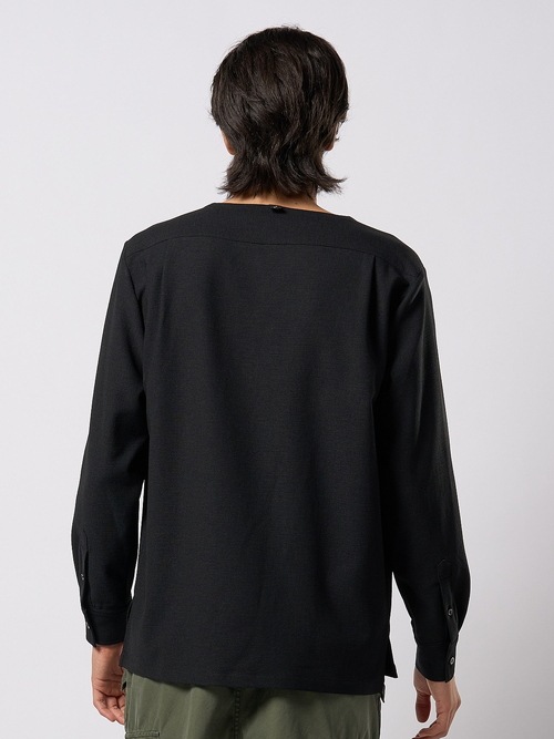 (ͽ���ʡ�3��4������ͽ��/wjk�����֥른��������/boat V-neck pullover shirt/black