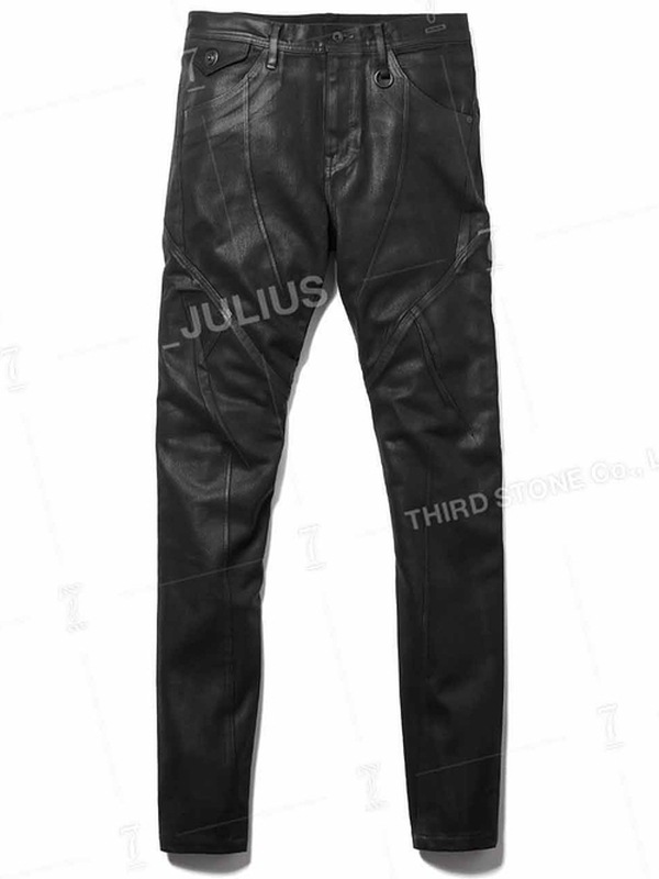 (ͽ����)8��9������ͽ��/JULIUS����ꥦ��/COTTON KNIT DENIM TROUSERS9/BLACK