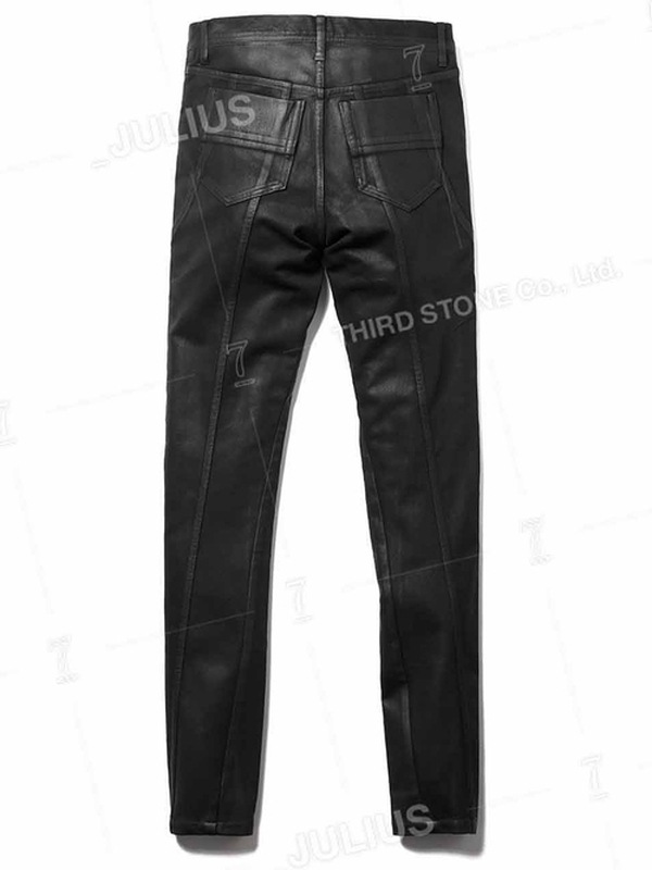 (ͽ����)8��9������ͽ��/JULIUS����ꥦ��/COTTON KNIT DENIM TROUSERS9/BLACK