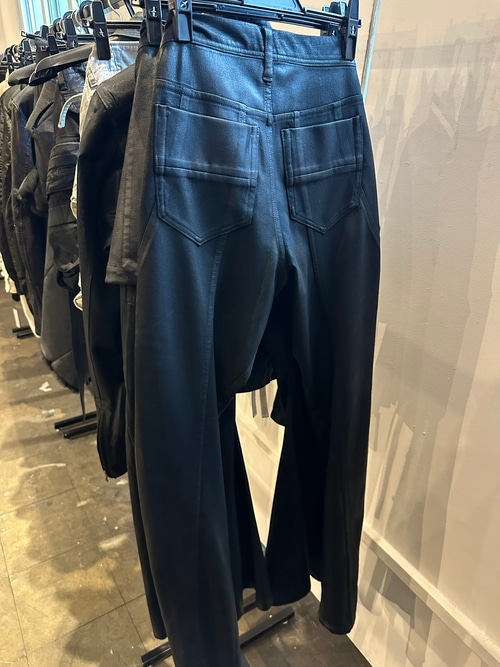 (ͽ����)8��9������ͽ��/JULIUS����ꥦ��/COTTON KNIT DENIM TROUSERS9/BLACK
