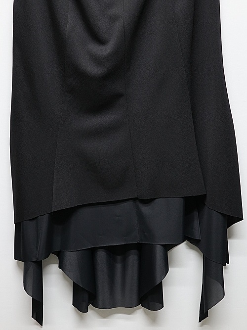 (ͽ���ʡ�7��8������ͽ��/THE ONENESS�������ͥ�/Recycle Polyester Jersey Layered Flare Skirt/Black