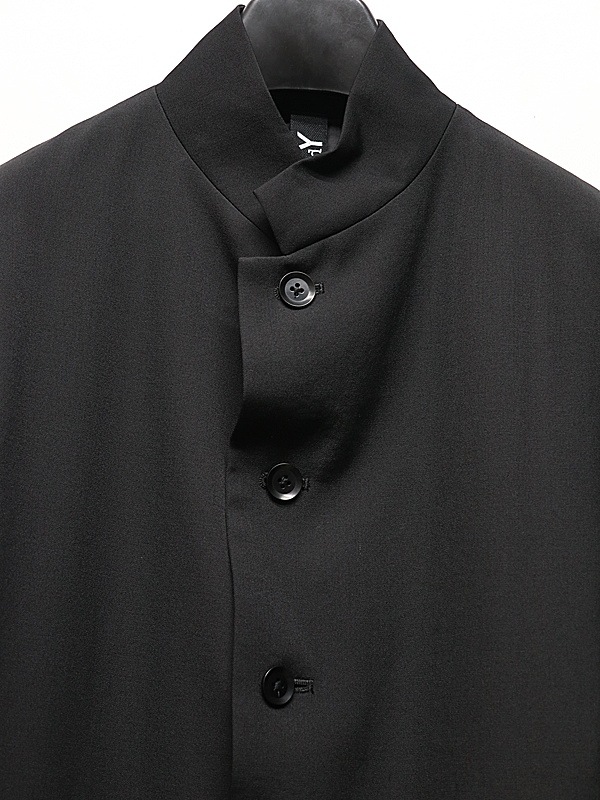 Ground Y�����饦��ɥ磻/W/GABARDINE FRONT DROP SHORT JACKET/BLACK